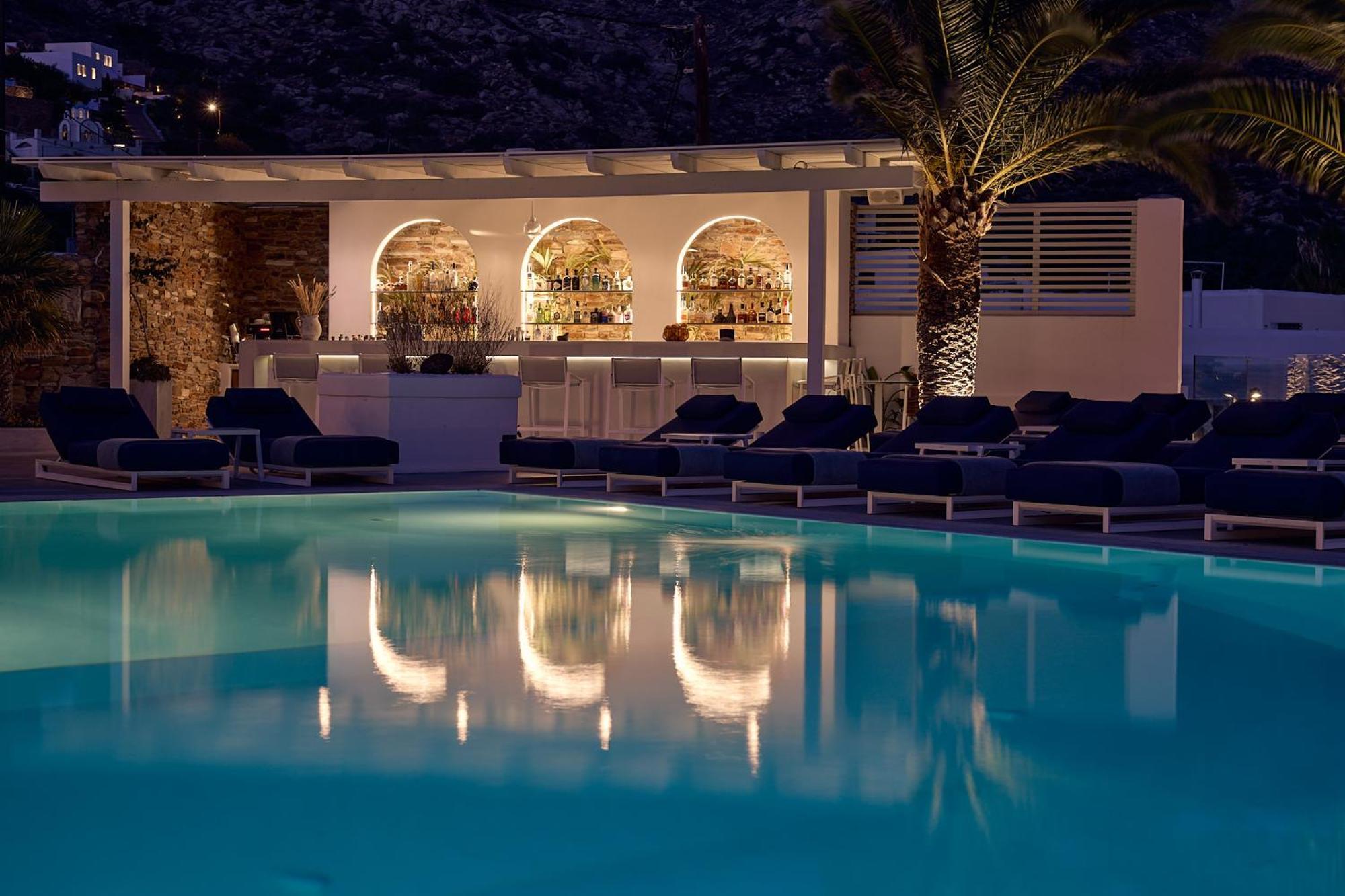 Ios Palace Hotel & Spa Mylopotas Bagian luar foto