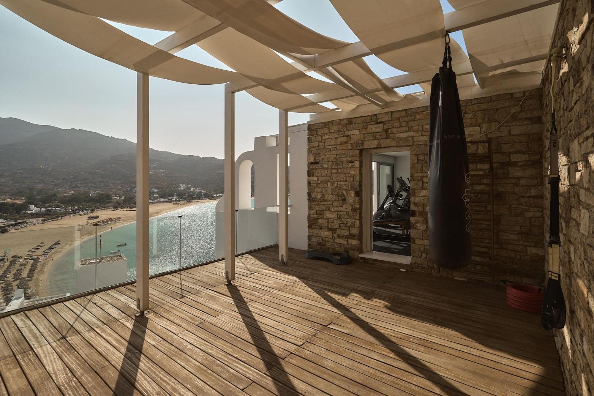 Ios Palace Hotel & Spa Mylopotas Bagian luar foto