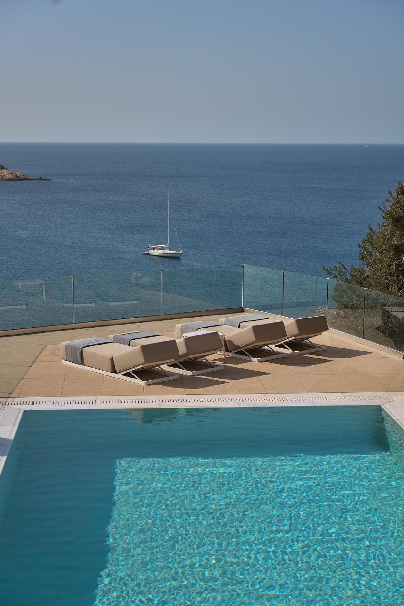 Ios Palace Hotel & Spa Mylopotas Bagian luar foto