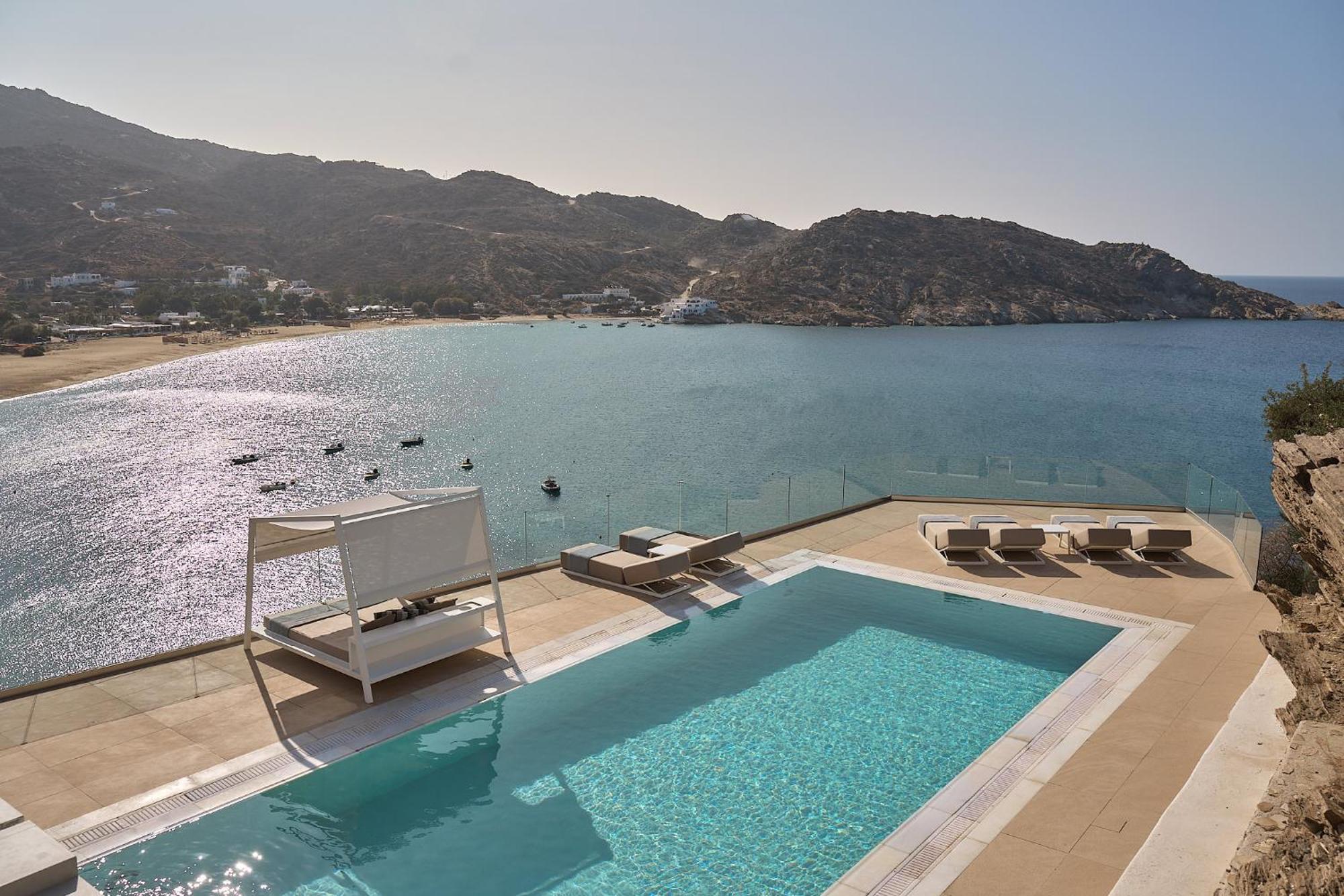 Ios Palace Hotel & Spa Mylopotas Bagian luar foto