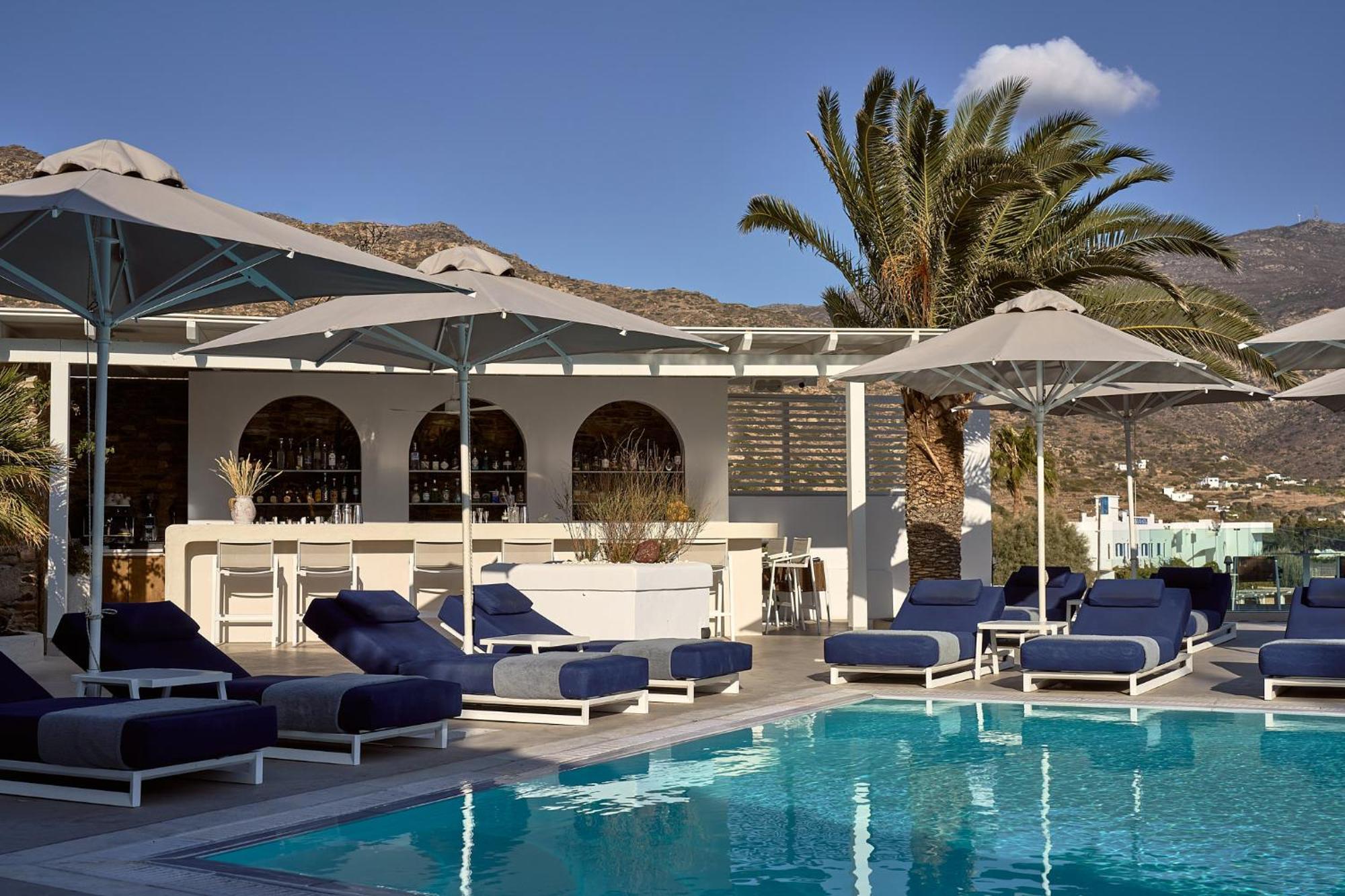 Ios Palace Hotel & Spa Mylopotas Bagian luar foto